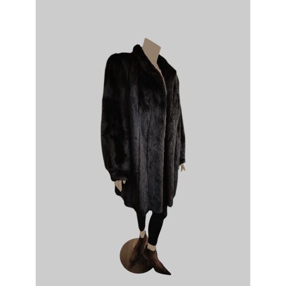 Vintage Dark Brown Mink Stroller -XL - Picture 4 of 9